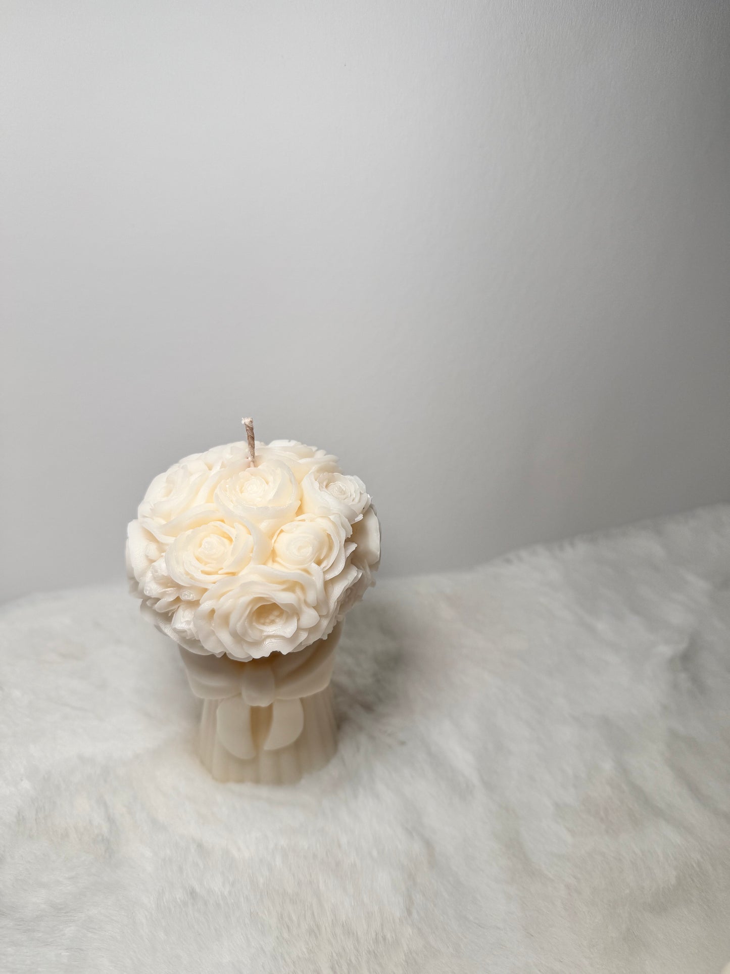 Rosenstraußkerze | Rosenkerze | Geschenk für Valentinstag | Geschenk Kerze | Rosenstrauß