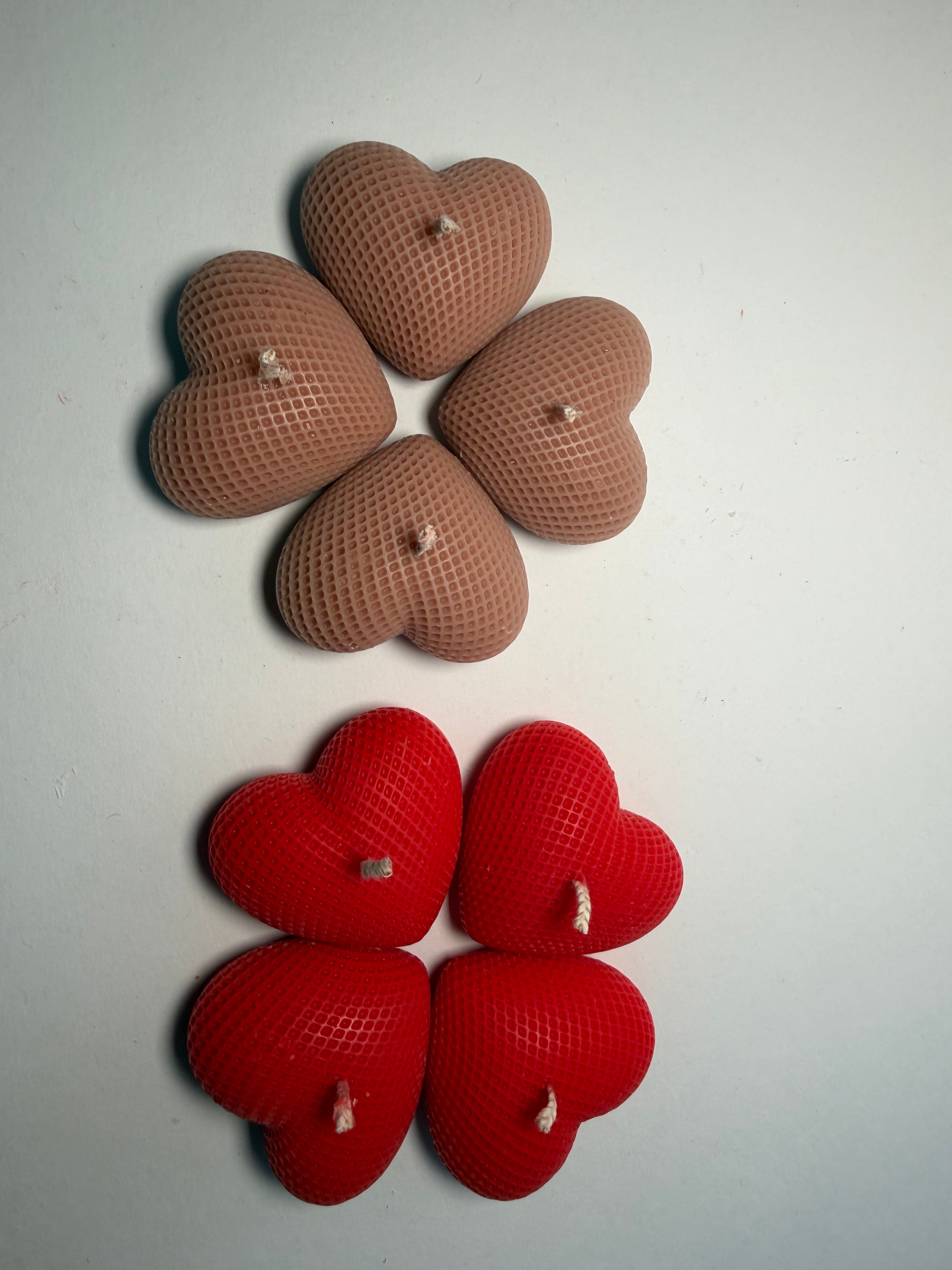 Muttertag|Geschenk|Muttertagsgeschenk|Kerzen für Mama|Rapswachs|VEGAN|Kerze|Mama|Herzkerze|Herz|Kerzenset