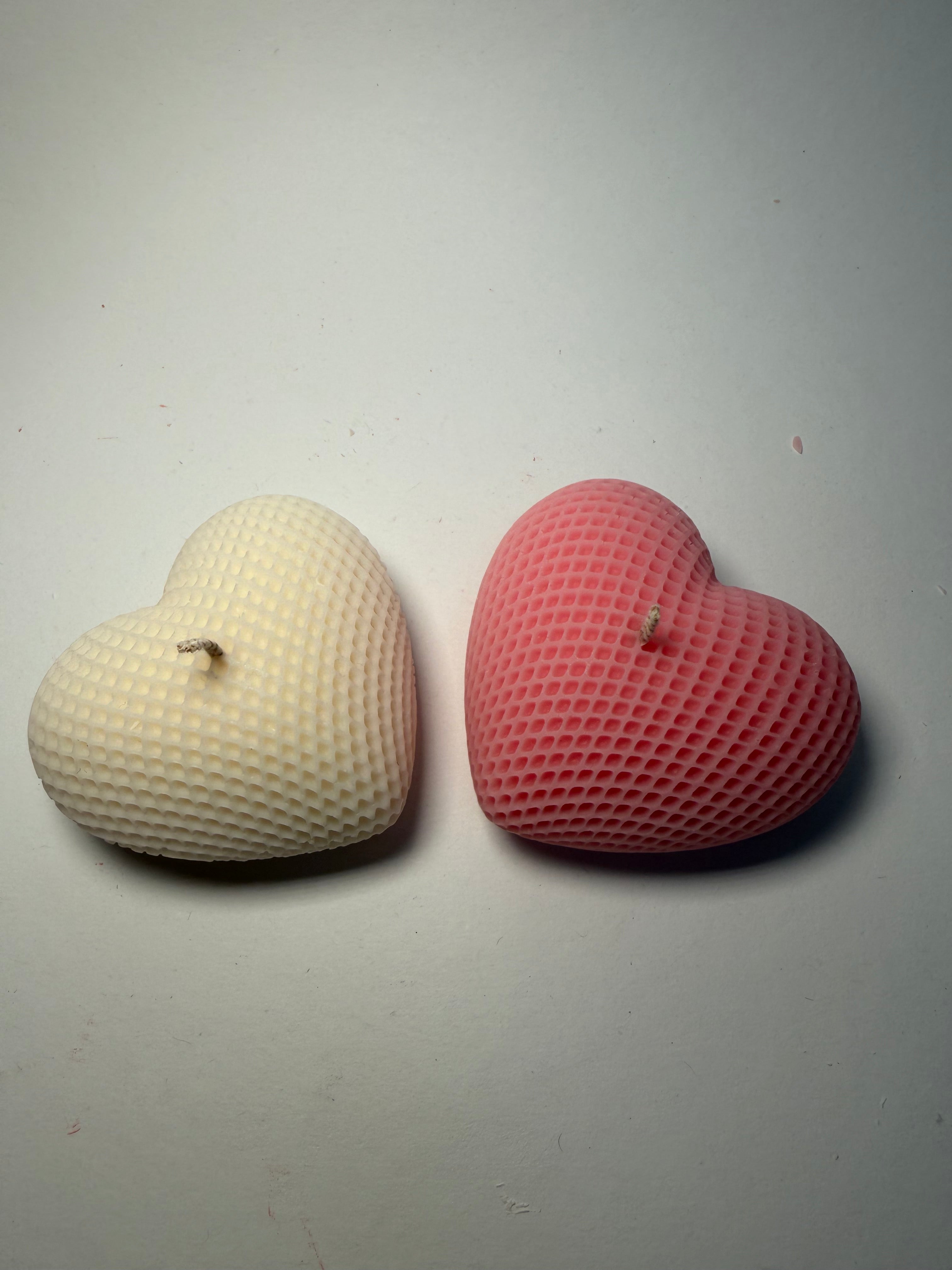 Muttertag|Geschenk|Muttertagsgeschenk|Kerzen für Mama|Rapswachs|VEGAN|Kerze|Mama|Herzkerze|Herz|Kerzenset