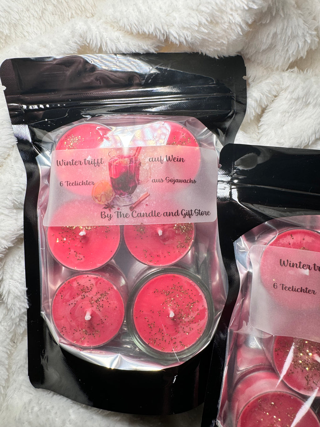 Winter trifft auf Wein | Teelichter | Glühweinduft | weihnachtlicher Duft
