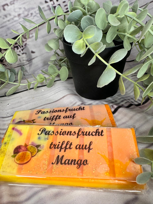 Passionsfrucht trifft auf Mango