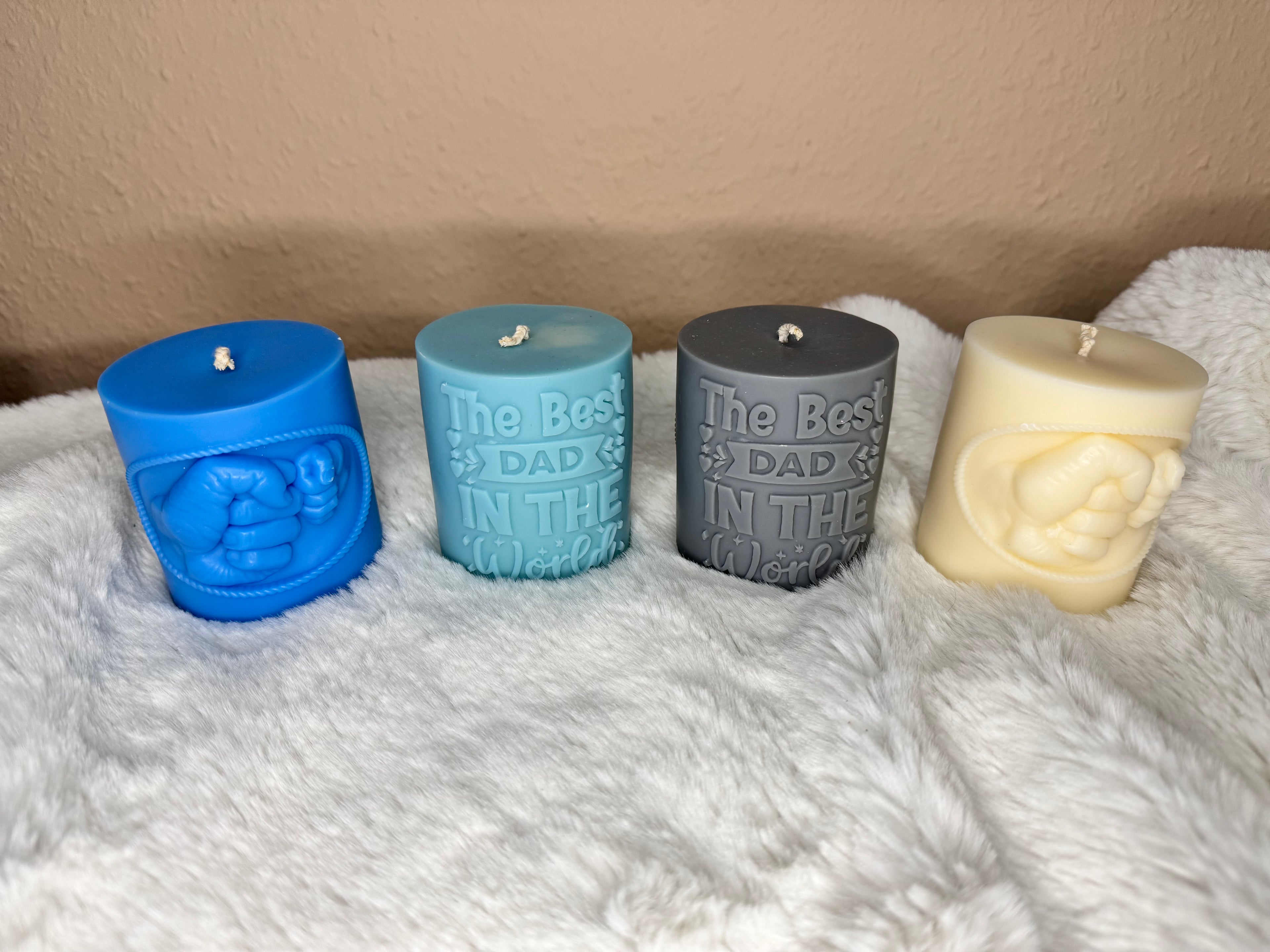 Geschenk für Papa|  Der Beste Papa in der Welt Kerze | Papa Kerze