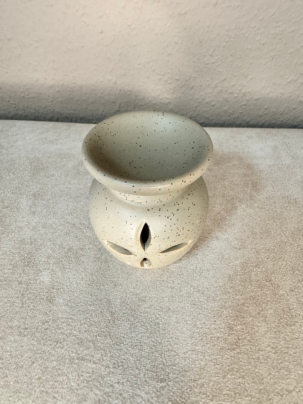 Duftlampe | Steinoptik | Blume