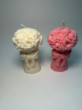 Rosenstraußkerze | Rosenkerze | Geschenk für Valentinstag | Geschenk Kerze | Rosenstrauß