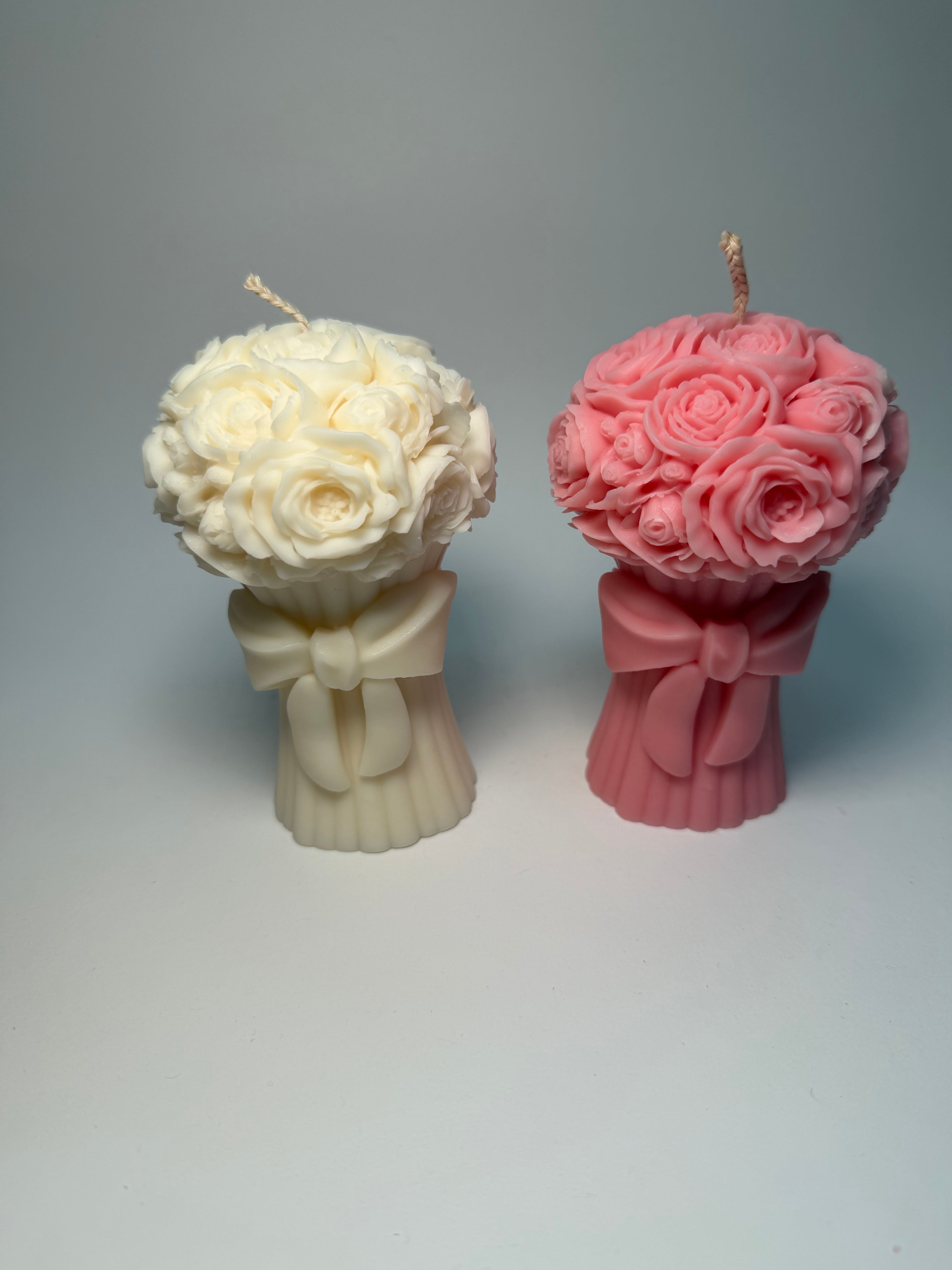 Rosenstraußkerze | Rosenkerze | Geschenk für Valentinstag | Geschenk Kerze | Rosenstrauß