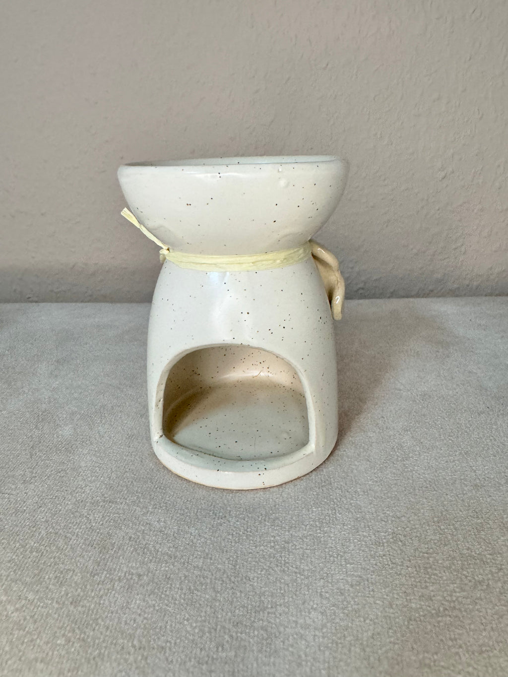 Duftlampe | Blumenduftlampe| Steinoptik| Blume Keramik