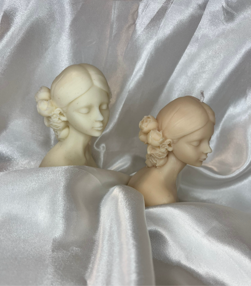 Blumenmädchen|Vegan|Kerze | Blumenfrau