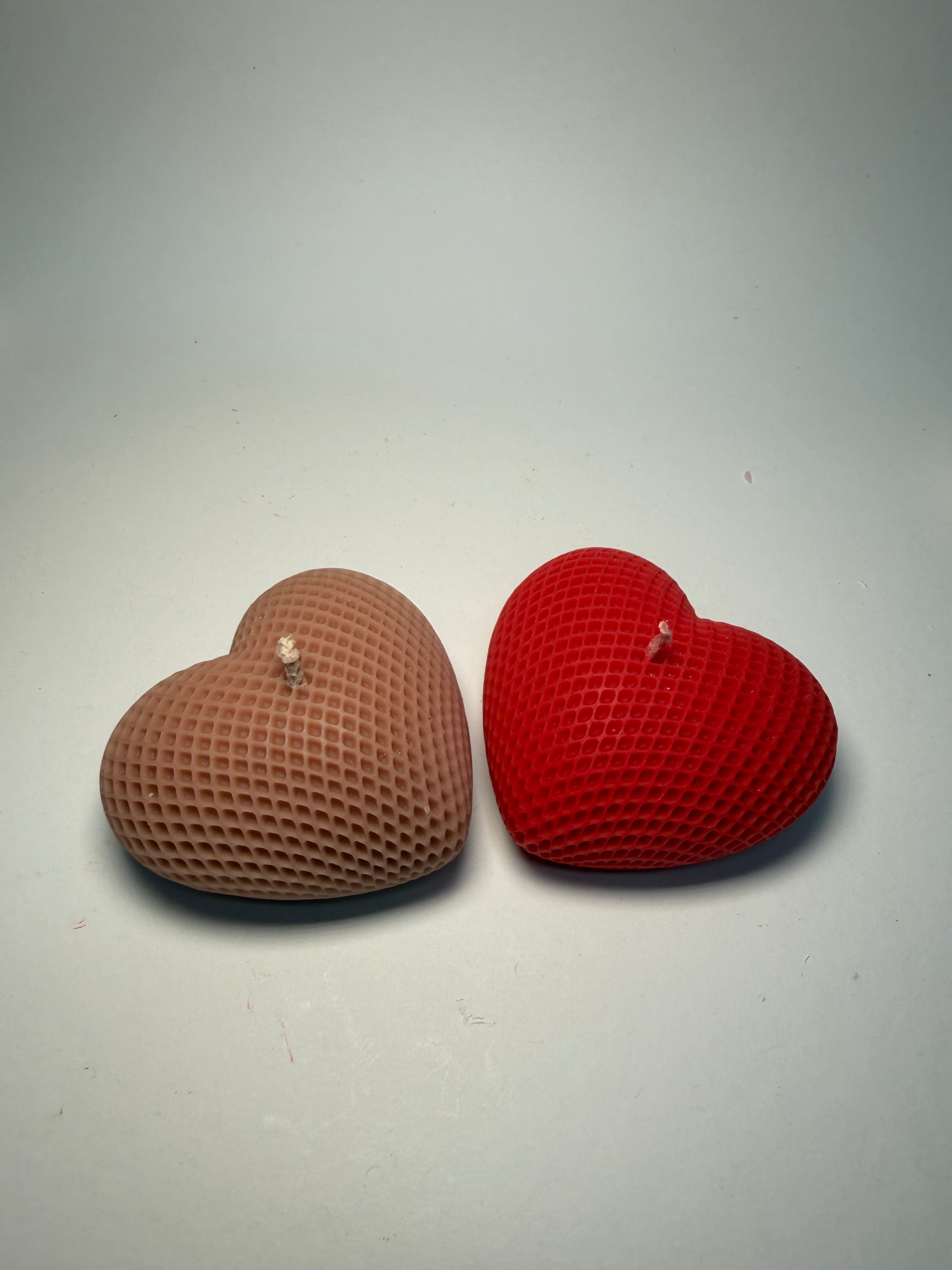 Muttertag|Geschenk|Muttertagsgeschenk|Kerzen für Mama|Rapswachs|VEGAN|Kerze|Mama|Herzkerze|Herz|Kerzenset