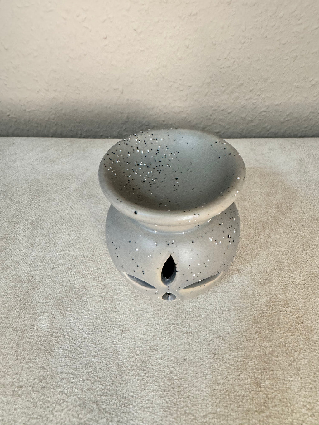 Duftlampe | Steinoptik | Blume