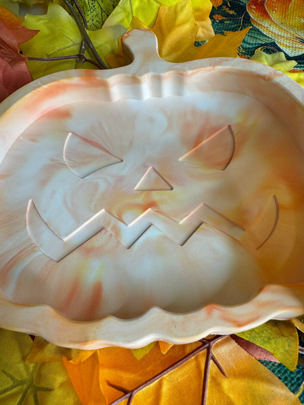 Herbsttablett | Kürbistablett | Tablett | Autumntablett | Kürbis | Halloween | Halloween-Deko