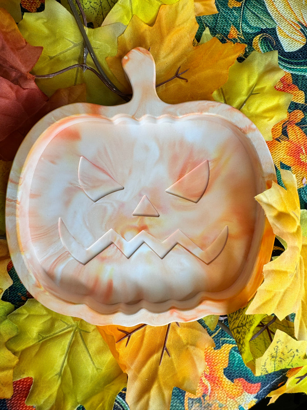 Herbsttablett | Kürbistablett | Tablett | Autumntablett | Kürbis | Halloween | Halloween-Deko