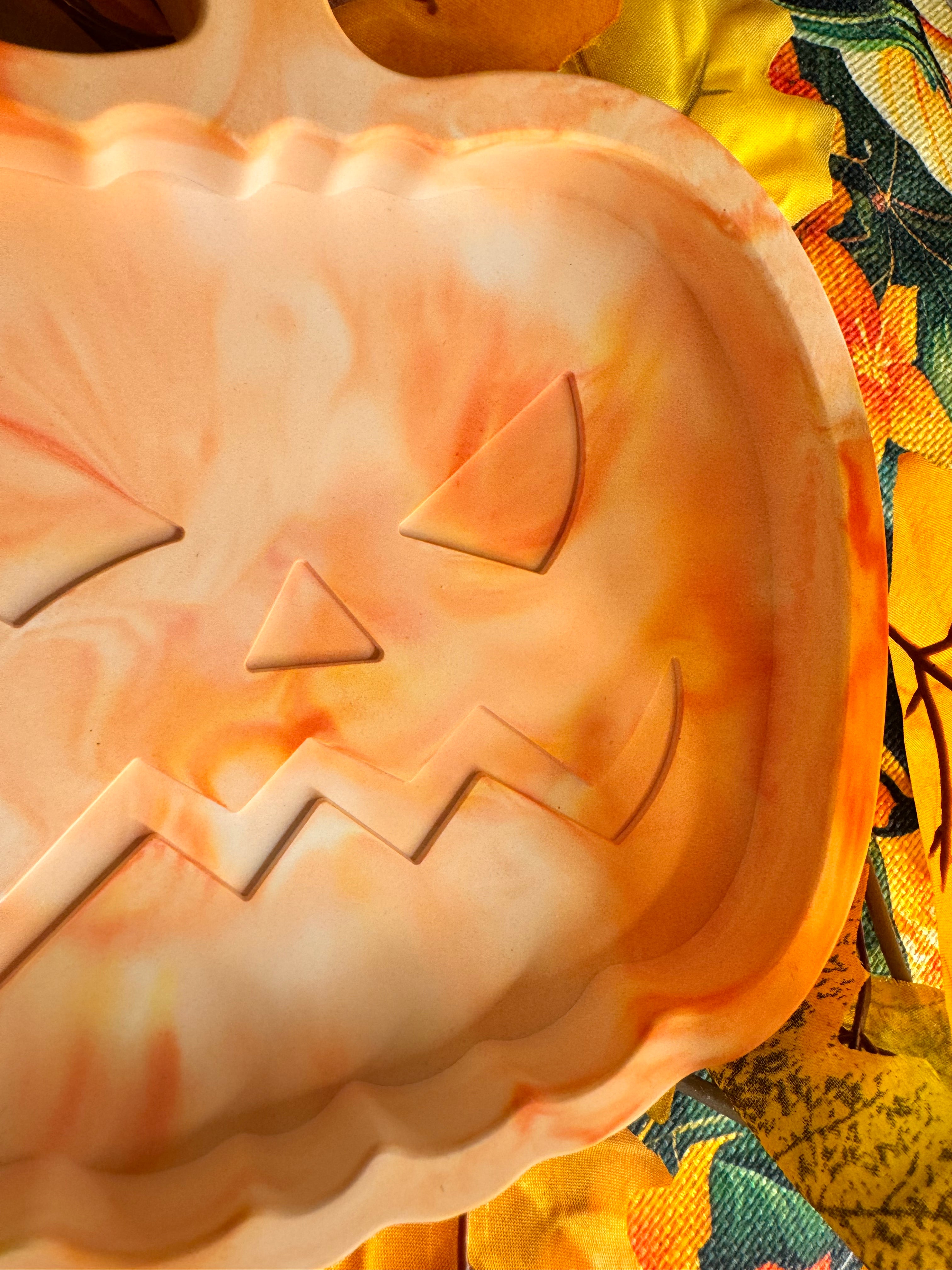 Herbsttablett | Kürbistablett | Tablett | Autumntablett | Kürbis | Halloween | Halloween-Deko